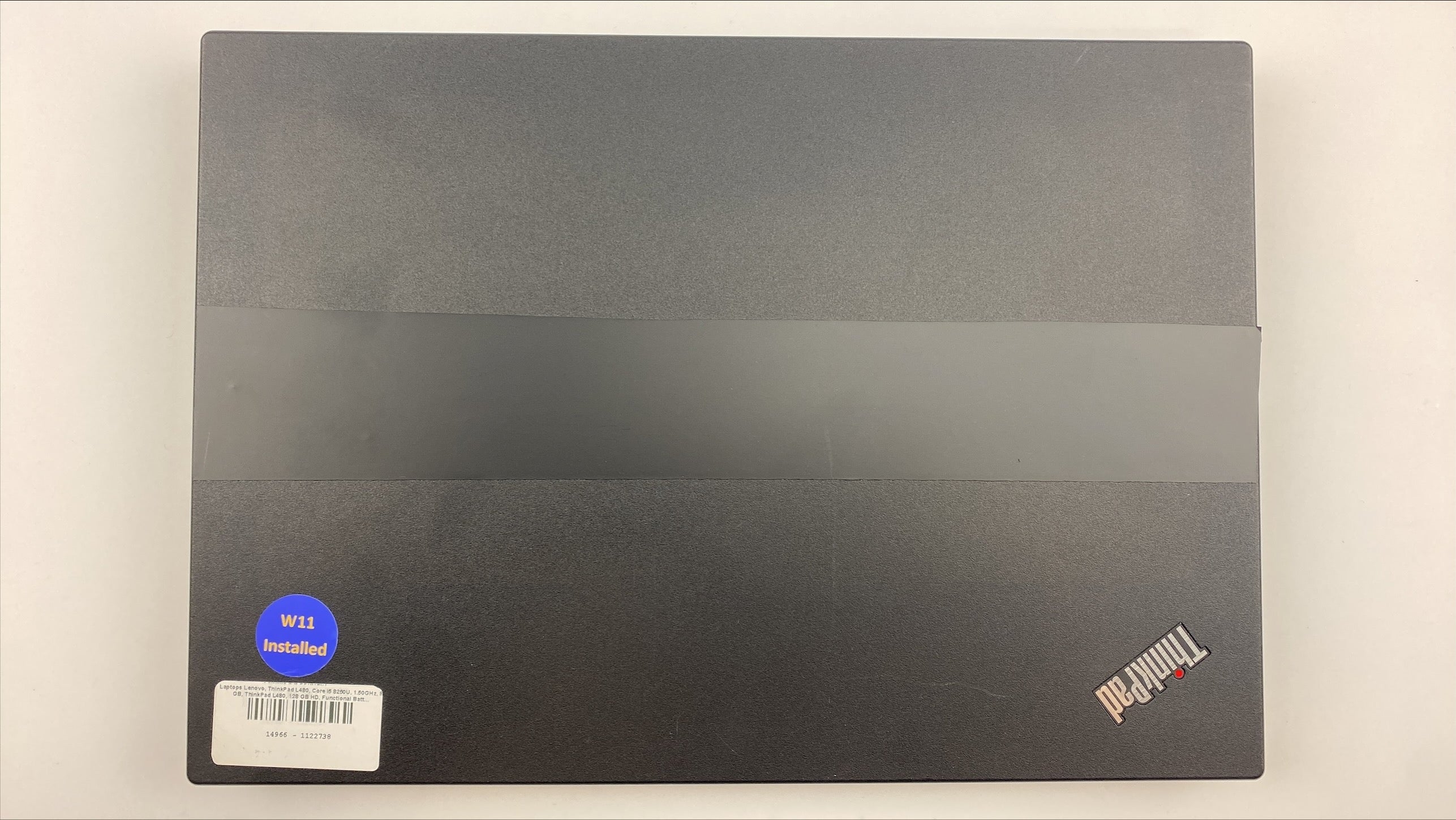 Lenovo ThinkPad L480 14" Touchscreen Core i5 8th Gen 1.60GHz 8250U 1.6 GHz 8GB RAM 120GB SSD
