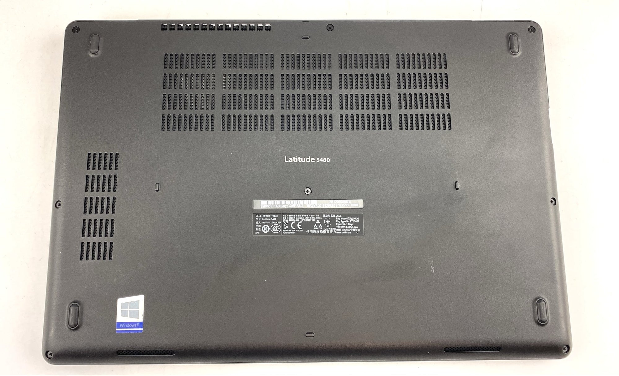 Dell Latitude 5480 Core i5 6th Gen 2.40GHz 6300U 2.4 GHz 16GB 250GB SSD B