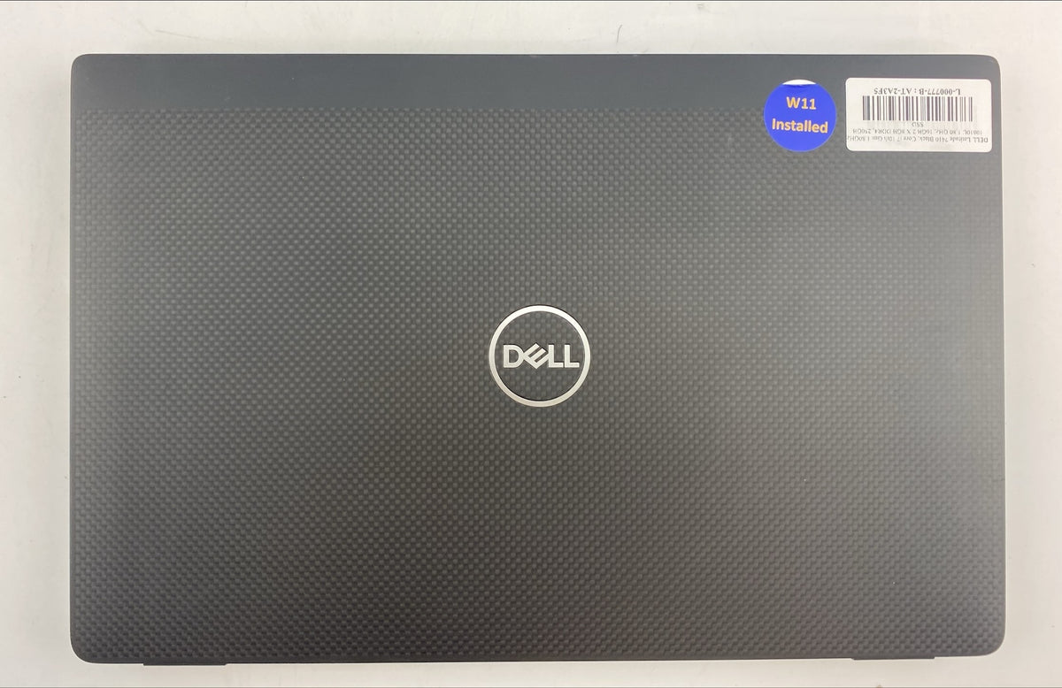 Dell Latitude 7410 Touchscreen 14" Black Core i7-10610U 1.80GHz 16GB RAM 250GB SSD