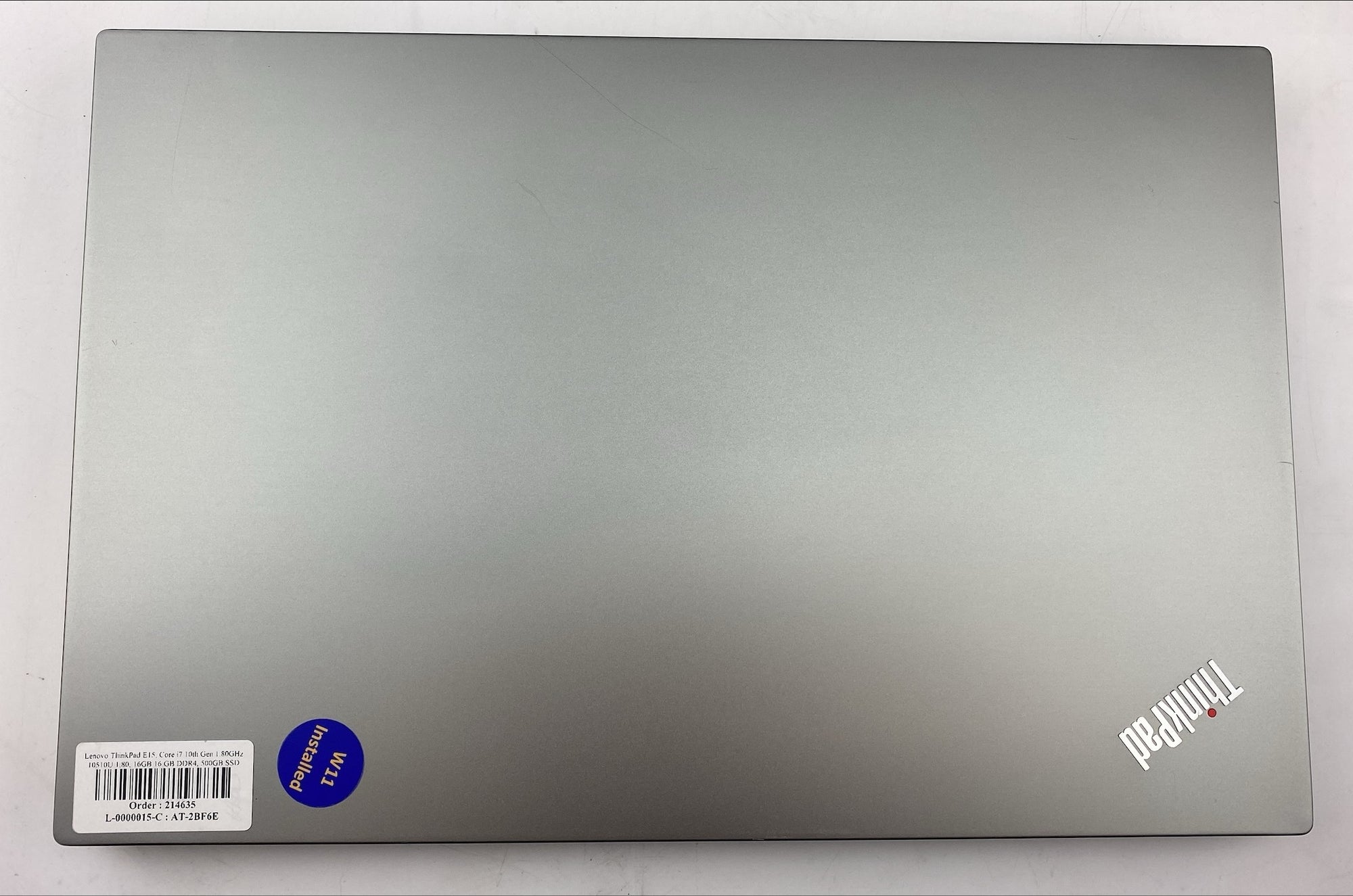 Lenovo ThinkPad E15 15" Core i7-10510U 1.80GHz 16GB RAM 250GB SSD
