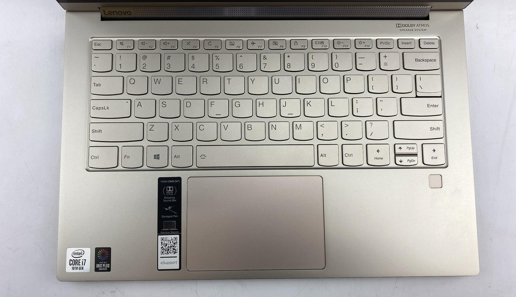 Lenovo Yoga C940-14IIL Core i7 10th Gen 1.30GHz 1065G7 1.3 GHz 16GB 250GB SSD B