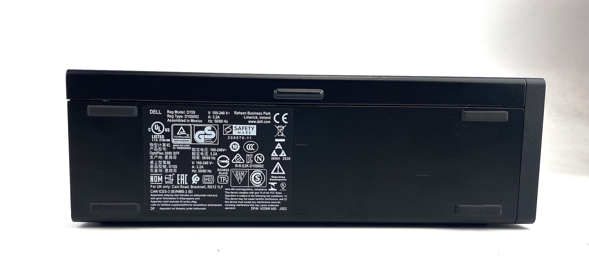 Dell Desktop OptiPlex 3080 SFF D15S002 Core i5 10th Gen 3.10GHz 10500 3.10 8GB 250GB SSD B