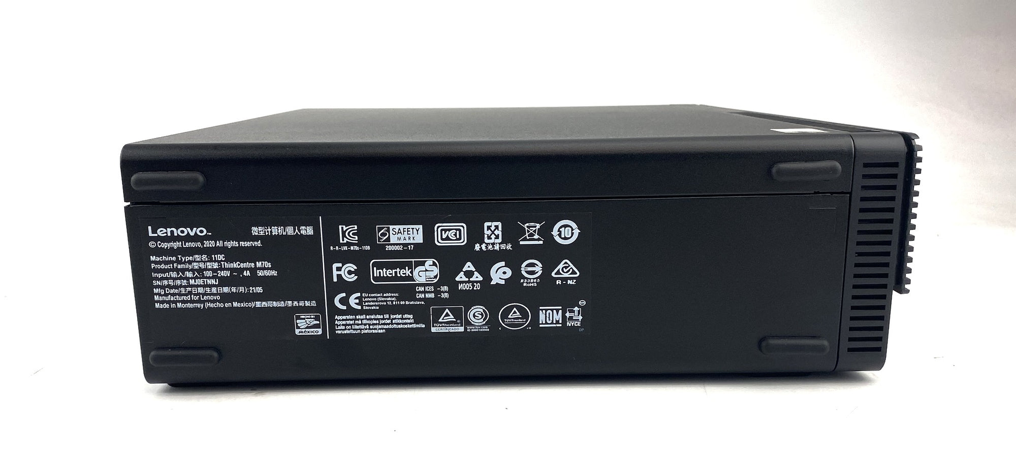 Lenovo ThinkCentre M70s Desktop core i5 10th Gen 2.90GHz 10400 2.90GHz 8GB 250GB SSD B