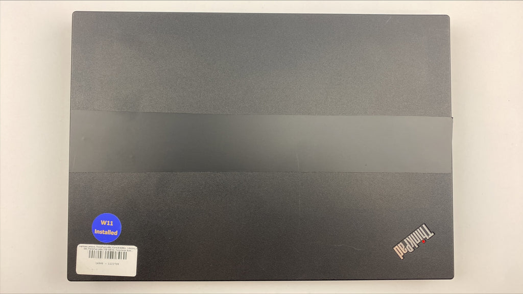 ThinkPad L480 TP00096A Core i5 8th Gen 1.60GHz 8250U 1.6 GHz 8GB 120GB SSD B
