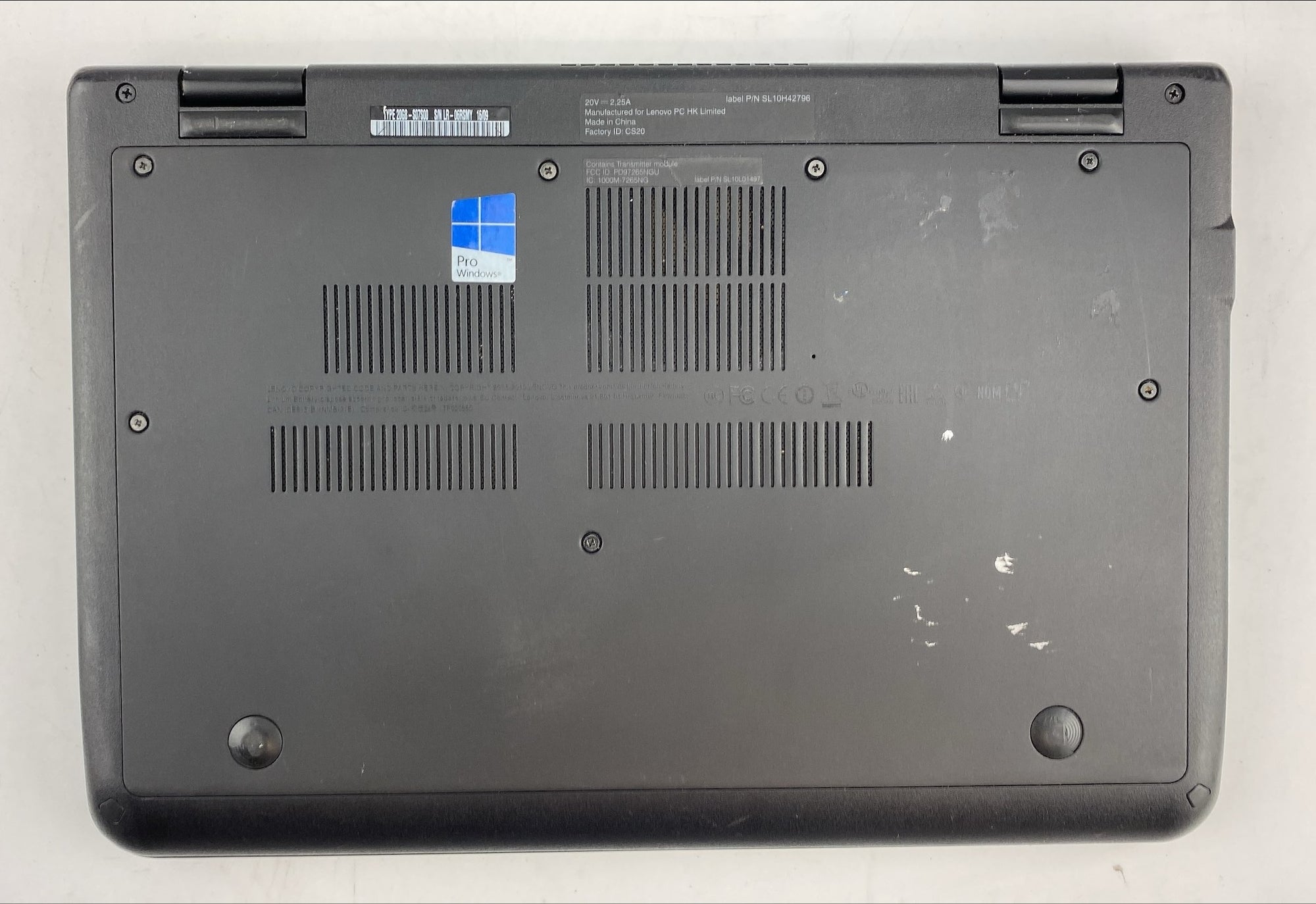 Thinkpad Yoga 11e 3rd Gen Celeron N3150 1.60GHz 1.6 GHz 4GB 120GB SSD B