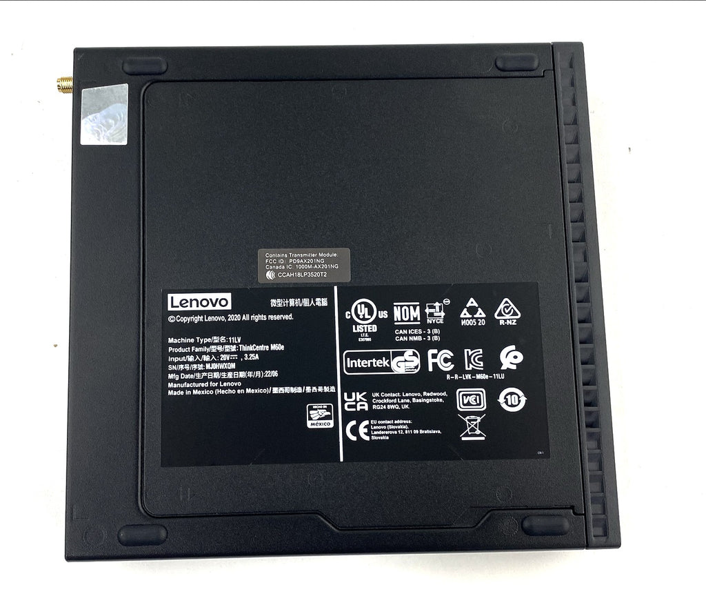 Lenovo ThinkCentre M60e Core i5 10th Gen 1.20GHz 1035G1 1.0 GHz 16GB 250GB SSD B