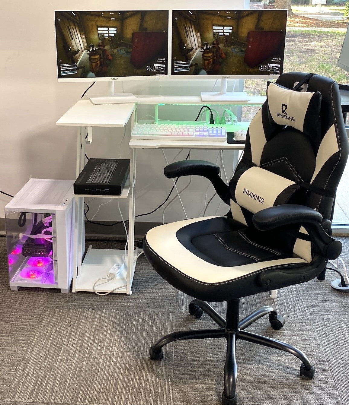 Custom Gaming Build Intel Core i7-13700 13th Gen 2.10 GHz 32GB DDR4 RAM 1TB SSD 4TB HHD Windows 11 Pro.If you prefer to purchase only the gaming PC and not the table and chair, the price will be $1000.