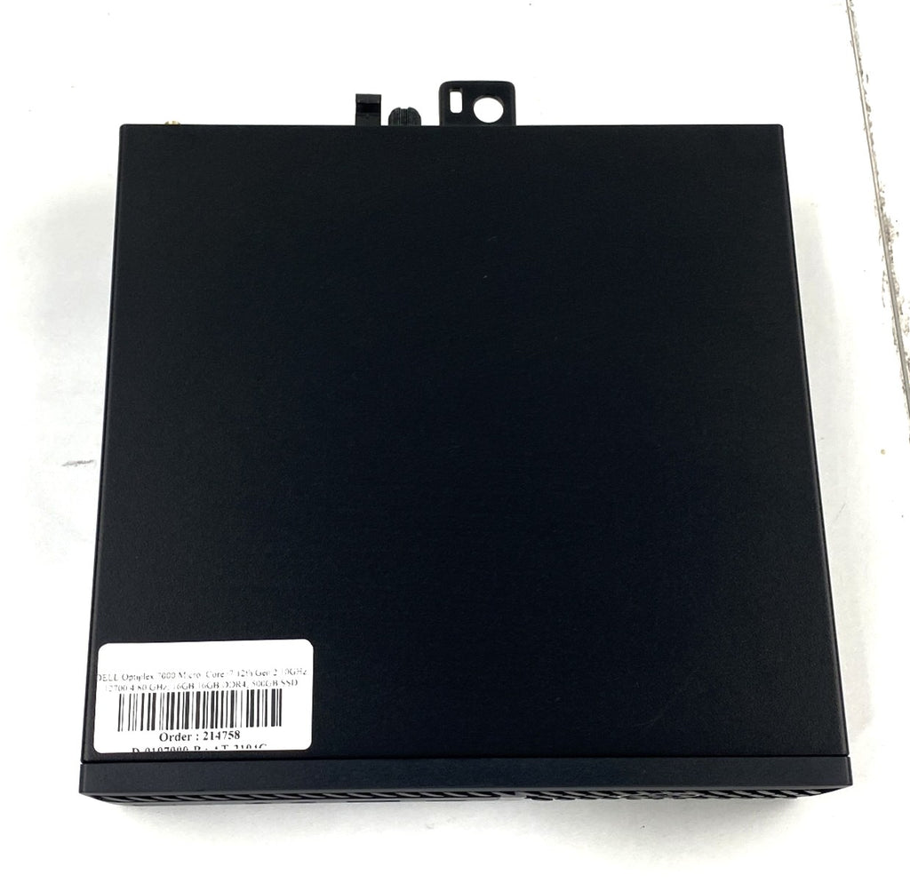 Dell OptiPlex 7000 Micro Core i7 12th Gen 2.10GHz 12700 4.80 GHz 16GB 500GB SSD B