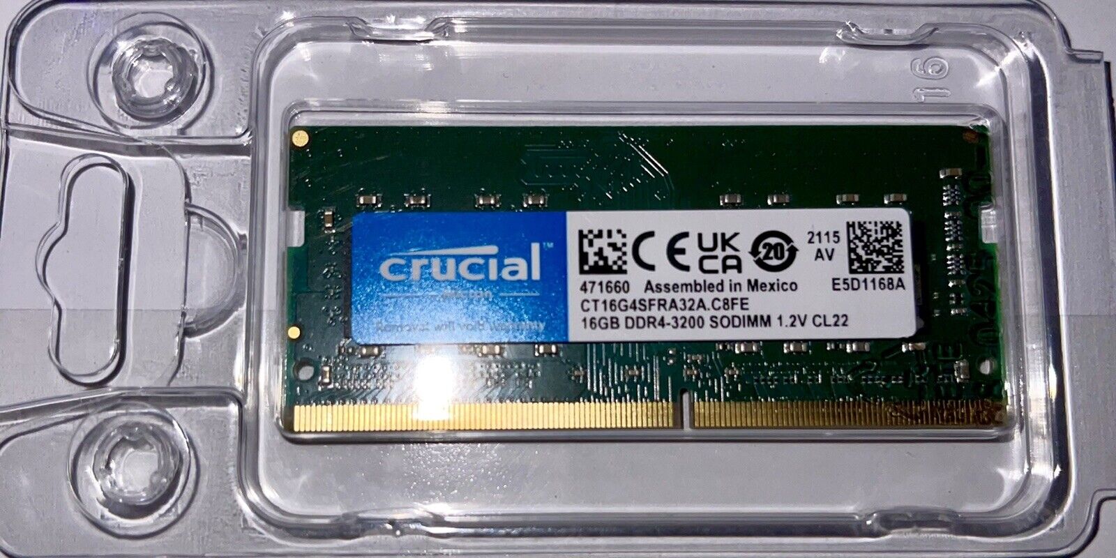 16GB DDR4 SODIMM Used
