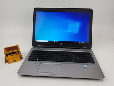 No Webcam HP ProBook 650 G3 15.6” i5-7300U 2.6GHz 16GB RAM 128GB SSD Win 10 Pro Grade B
